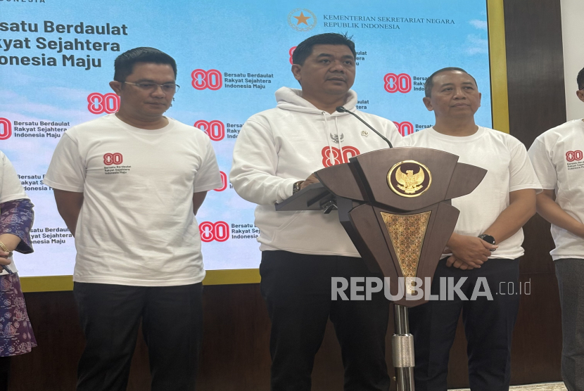 Wakil Menteri Sekretaris Negara (Wamensesneg) sekaligus Ketua Panitia HUT Ke-80 Juri Ardiantoro.