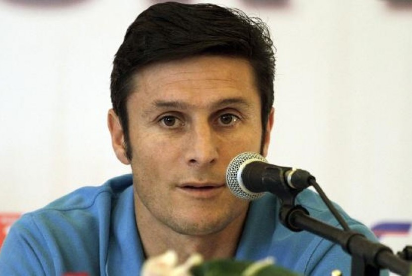 Wakil Presiden Inter, Javier Zanetti.