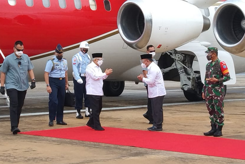 Wakil Presiden Maruf Amin melakukan kunjungan kerja ke Provinsi Kalimantan Tengah, Selasa (30/3)