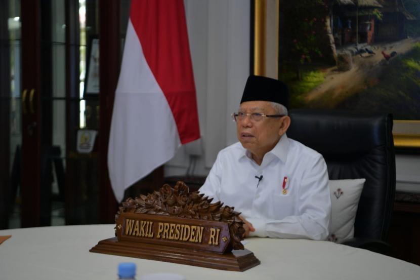 Wakil Presiden KH Ma'ruf Amin. Wapres mendorong pengenalan ekonomi dan keuangan syariah dilakukan sejak dini.
