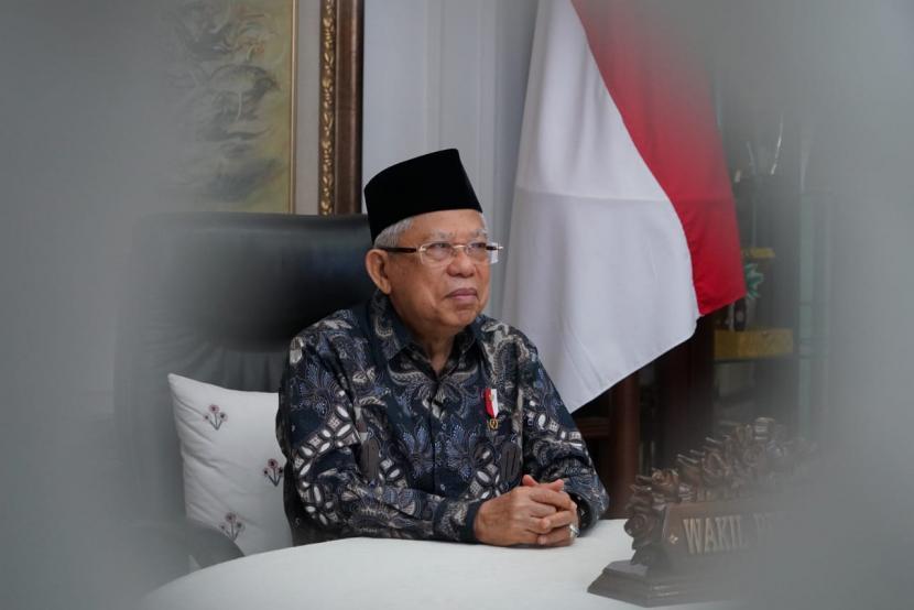 Wakil Presiden KH Maruf Amin. Wapres menekankan kepercayaan menjadi faktor kunci penentu perkembangan industri asuransi syariah ke depan. 