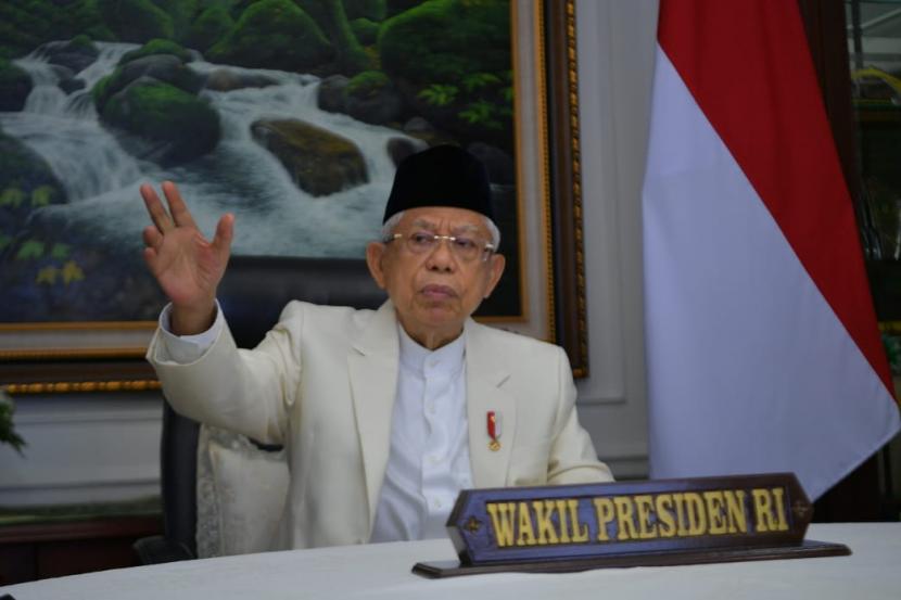 Wakil Presiden Maruf Amin, mengajak bangsa Indonesia mensyukuri nikmat kemerdekaan 