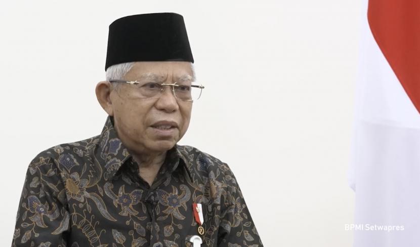 Wakil Presiden Republik Indonesia Maruf Amin.