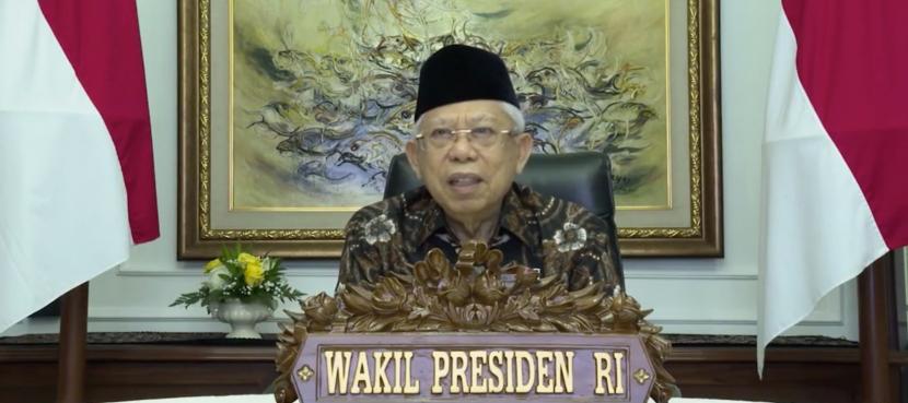 Wapres Dorong Pengembangan Riset Industri Halal di Indonesia. Wakil Presiden RI, Maruf Amin
