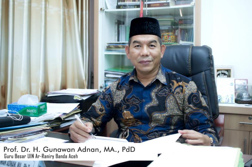 Wakil Rektor bidang Akademik dan Kelembagaan UIN Ar-Raniry, Prof Dr H Gunawan Adnan  MA PhD.