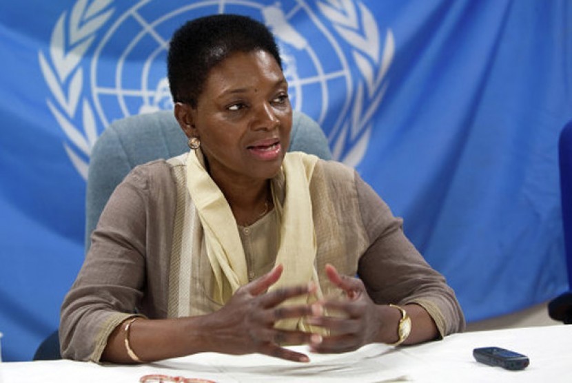 Wakil Sekretaris Jenderal PBB untuk Urusan Kemanusiaan dan Koordinator Bantuan Darurat Valerie Amos