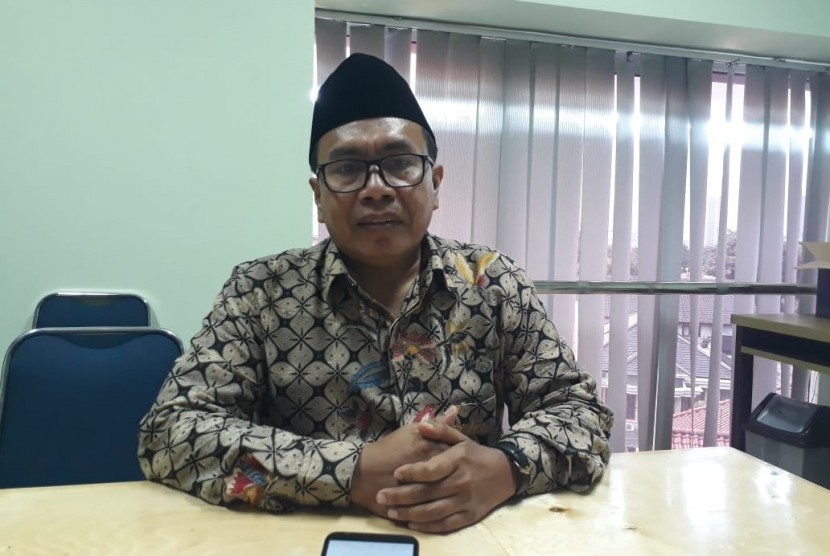Wakil Sekretaris  Komisi Dakwah dan Pengembangan Masyarakat MUI, KH Misbahul Munir  di Kantor MUI.
