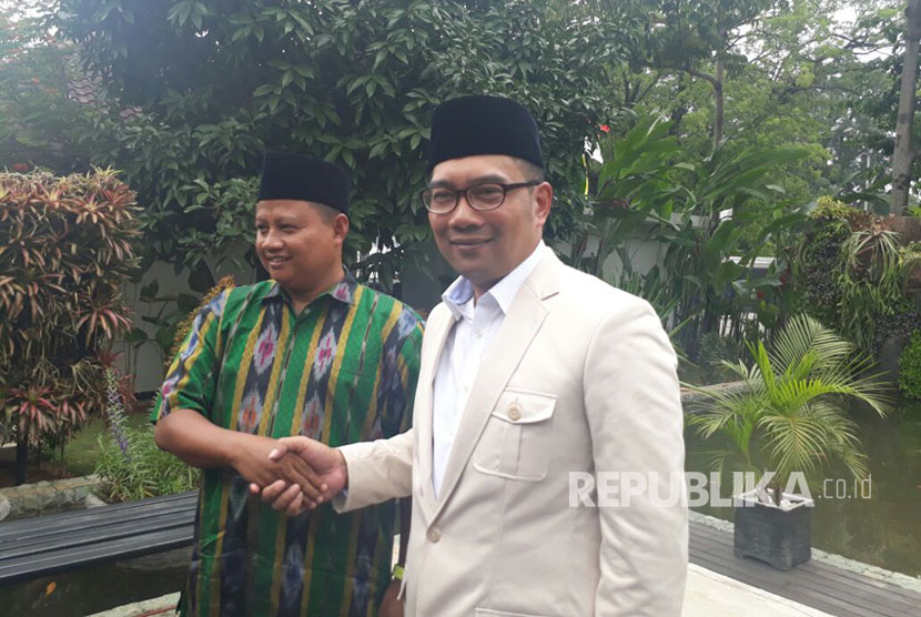 Wali Kota Bandung Ridwan Kamil, menggelar pertemuan terkait Pilgub Jabar dengan kader PPP Uu Ruzhanul Ulum, di Pendopo Kota Bandung (ilustrasi)