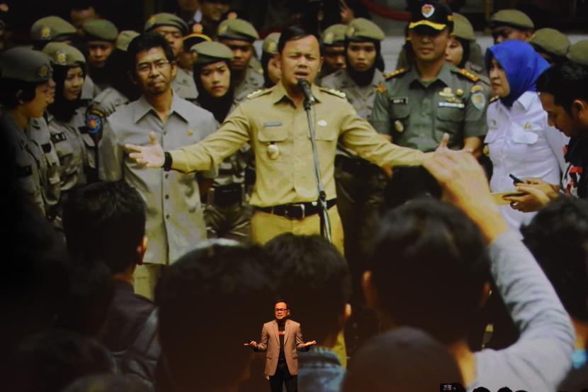 Wali Kota Bogor Bima Arya. Ketua DPP PAN Bima Arya Sugiarto menargetkan PAN masuk tiga besar di Bogor di pemilu.