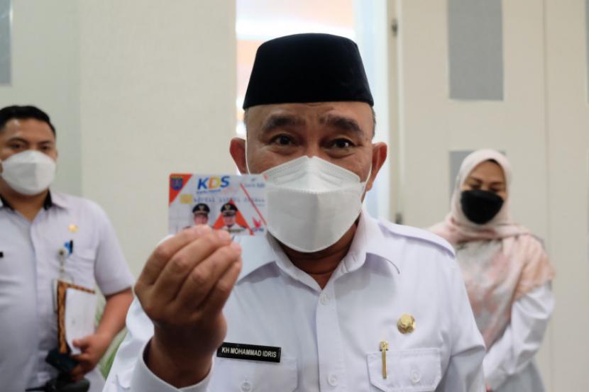  Ini Tiga Peran Penting Ulama Menurut Wali Kota Depok. Foto: Wali Kota Depok Mohammad Idris meluncurkan Kartu Depok Sejahtera (KDS), Jumat (24/9).