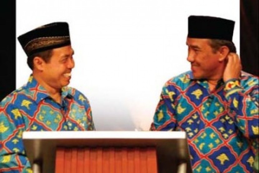 Wali Kota Nur Mahmudi Ismail dan Wakil Wali Kota Idris Abdul Shomad