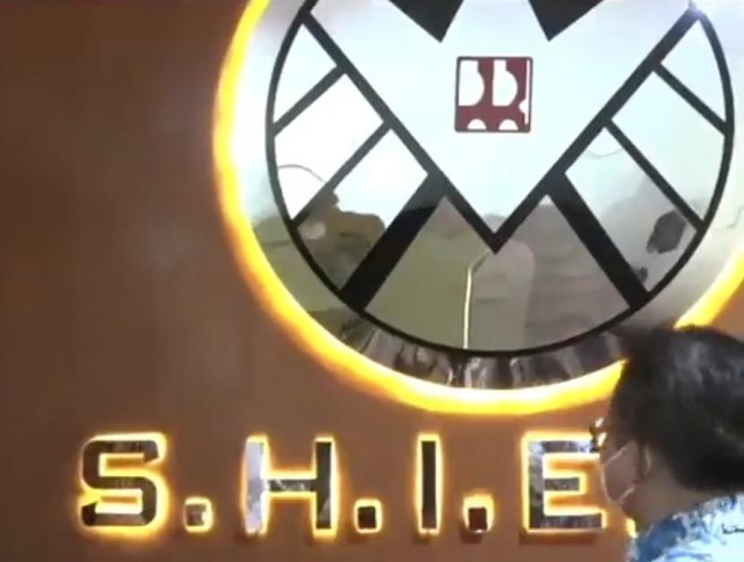 Wali Kota Semarang Hendrar Prihadi meresmikan program SHIELD, yang logonya mirip Marvel.
