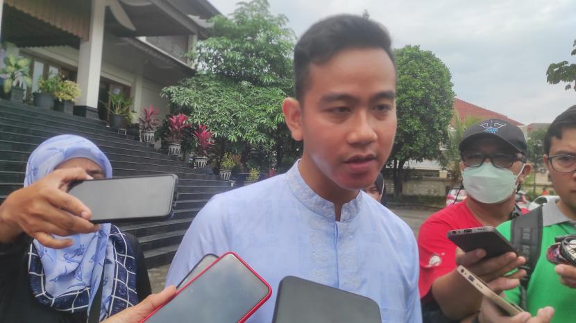   Wali Kota Solo Gibran Rakabuming ketika ditemui di DPRD Solo, Jumat (3/2/2023).
