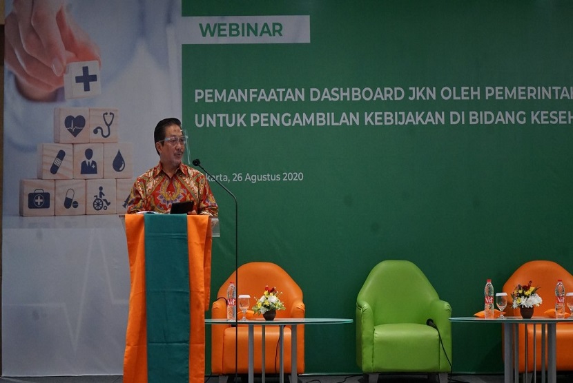 Walikota Malang Sutiaji, saat membagikan pengalamannya memanfaatkan Dashboard JKN dalam Webinar Pemanfaatan Dashboard JKN oleh Pemerintah Daerah, Rabu (26/08).