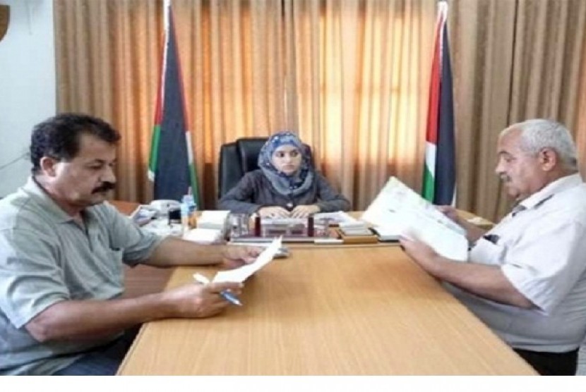 Walikota termuda di Palestina, Bashar Othman.