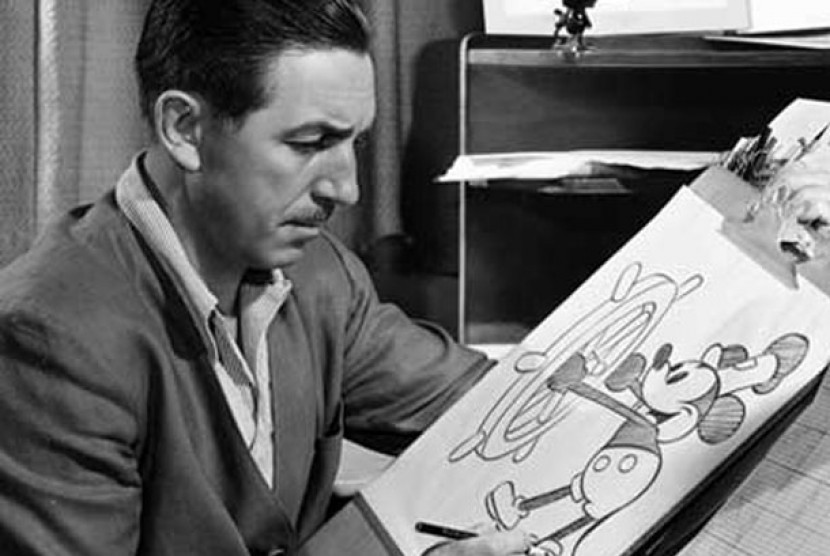 Walt Disney dan gambar Mickey Mouse