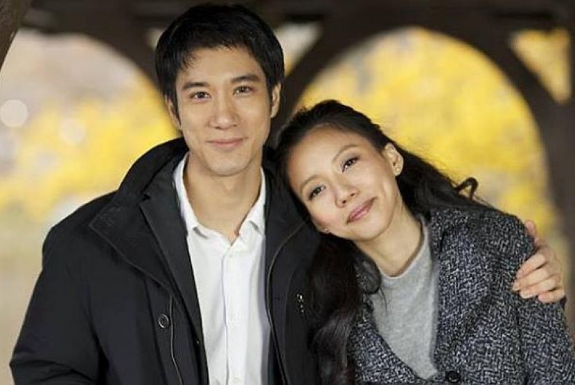 Wang Lee Hom dan istrinya, Li Jinglei