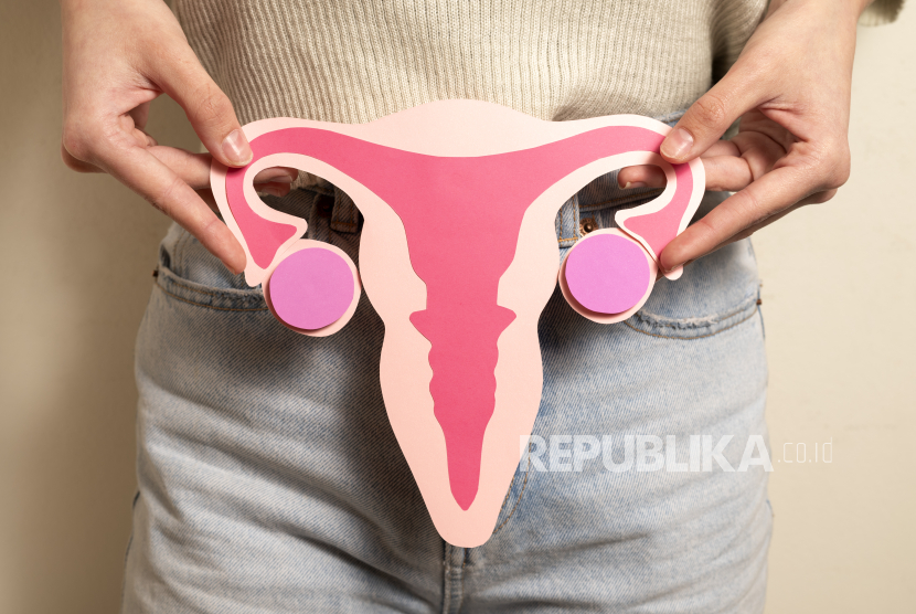 Wanita mengalami kanker ovarium (ilustrasi). Kanker ovarium sering kali dijuluki 