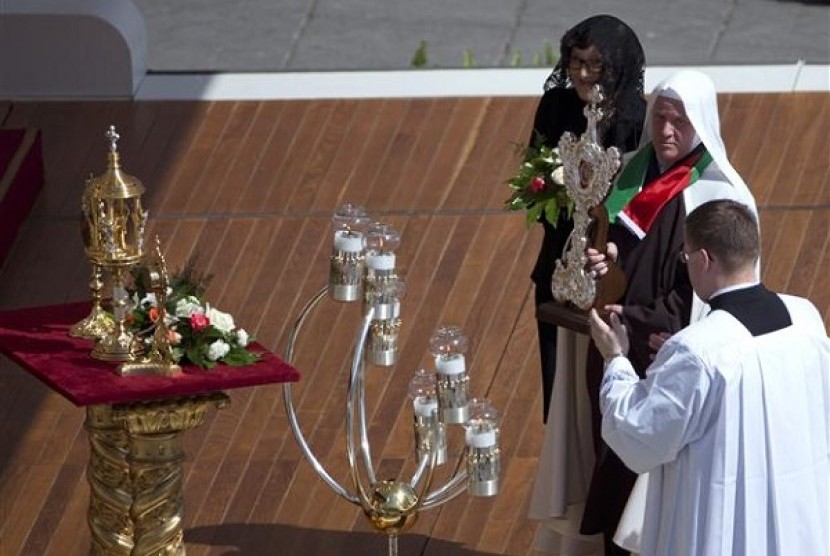 Wanita Palestina yang mendapat gelar Santa dari Paus Francis