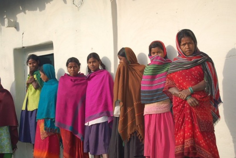 Wanita-wanita miskin di negara bagian Chhattisgarh, India