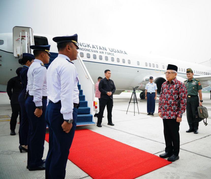 Wapres Maruf Amin. Agenda Wapres Ma'ruf Amin hari ini memulai kunjungan kerja di Papua selama 1 pekan.