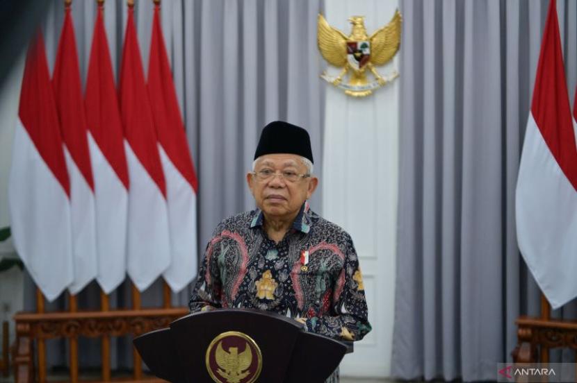 Wapres Maruf Amin. Wapres Maruf Amin meminta KPU mengantisipasi kekurangan surat suara di Jakarta.