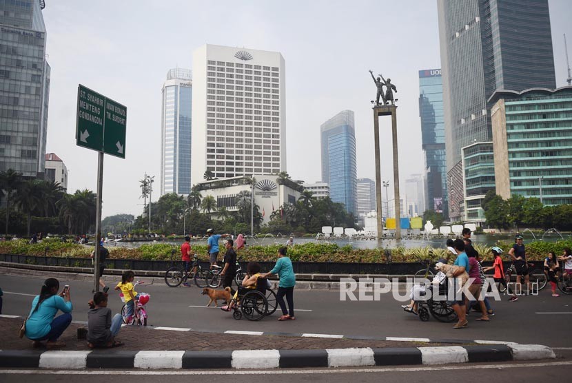 Hari bebas kendaraan (car free day) di Jakarta