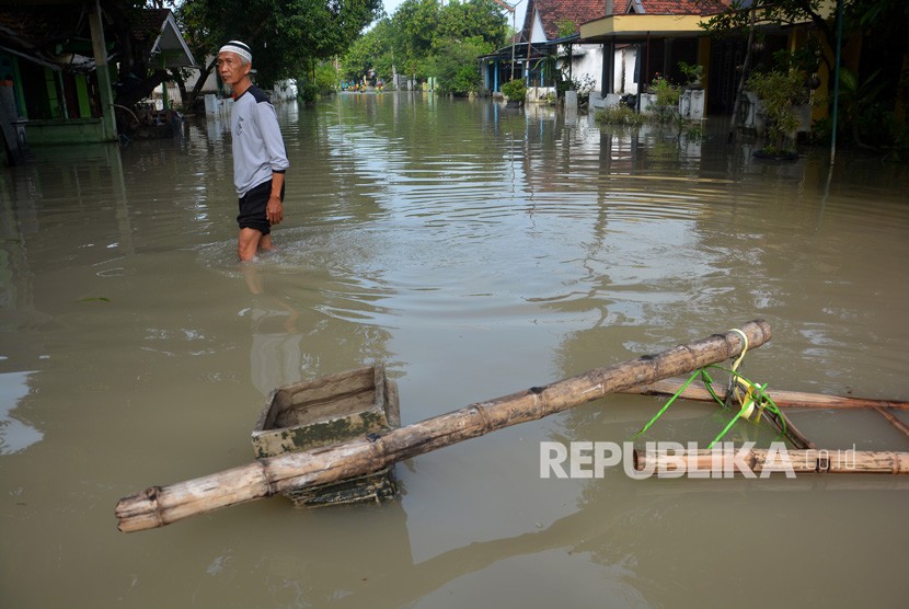 Banjir di Jombang, Jawa Timur, ilustrasi