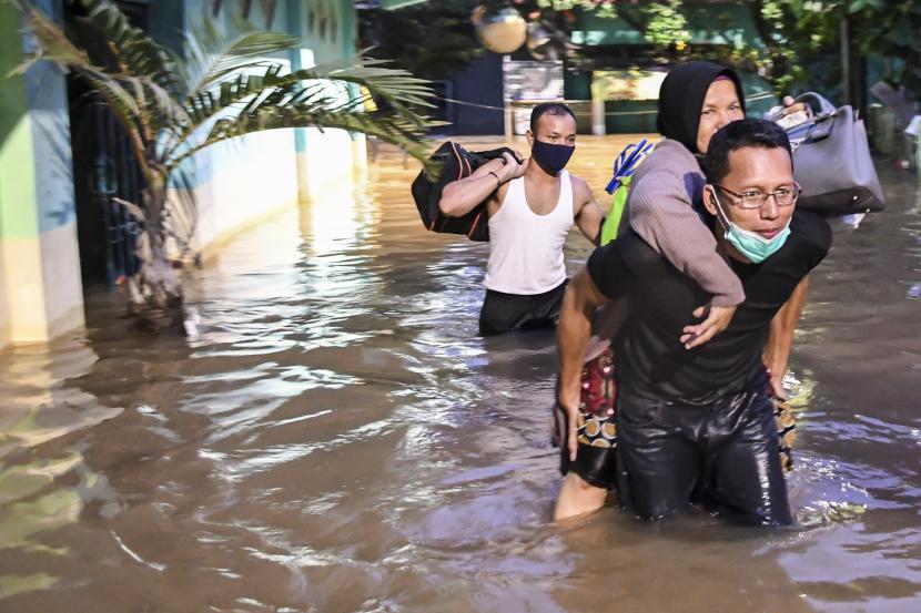 Banjir Jakarta (ilustrasi)