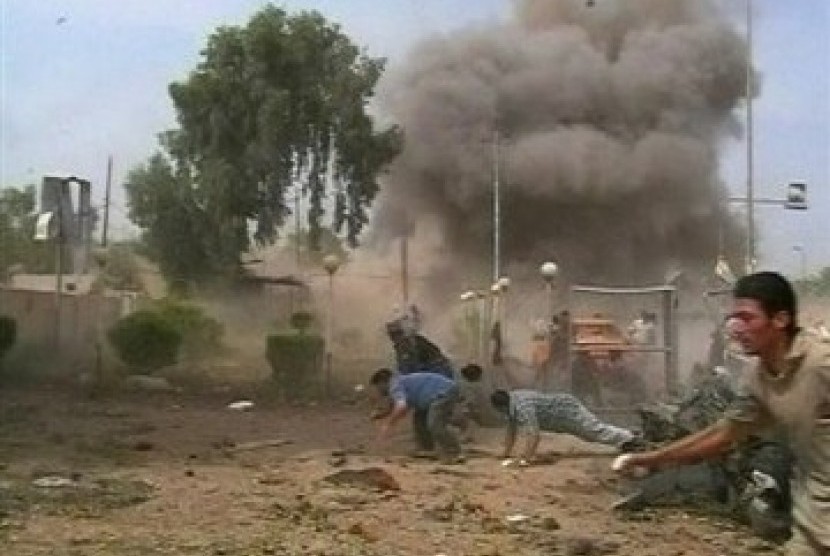 Bom Meledak di Baghdad (ilustrasi)