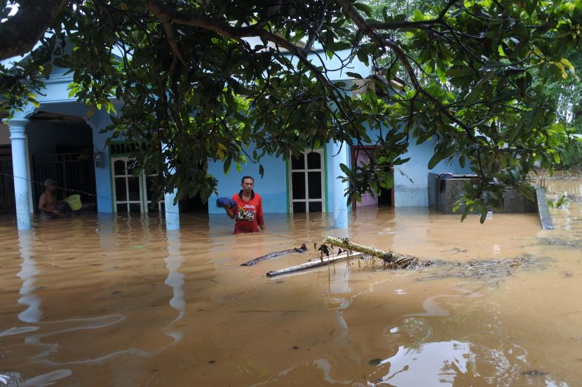 BPBD mencatat banjir terjadi di enam lokasi di Kabupaten Jember. Ilustrasi.
