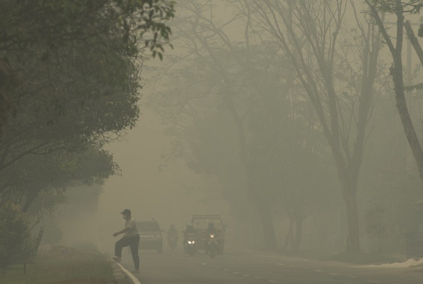 Antisipasi karhutla. Palangka Raya, Kalimantan Tengah bertekad mencegah terulangnya kabut asap seperti yang terjadi pada 2015.