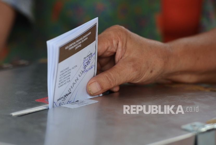 Ballots in Jakarta gubernatorial election.