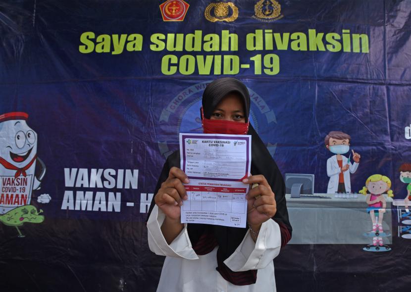 Vaksinasi Covid-19 (ilustrasi). Vaksinasi Covid-19 dosis pertama di Kabupaten Kupang, NTT, mencapai 50,26 persen.
