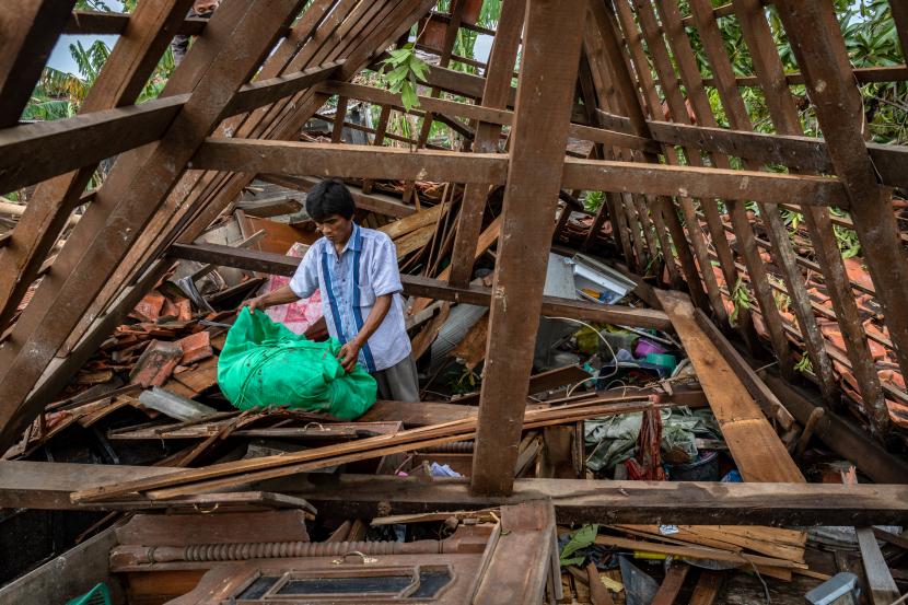 35 Rumah di Kabupaten Sikka Rusak Diterjang Angin Kencang. Ilustrasi