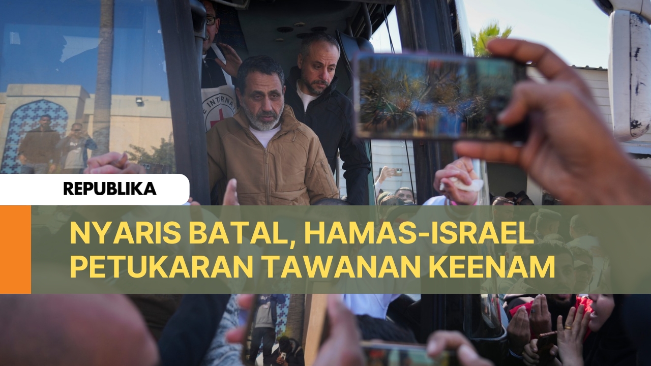 Warga Palestina yang ditawan Israel dibebaskan.