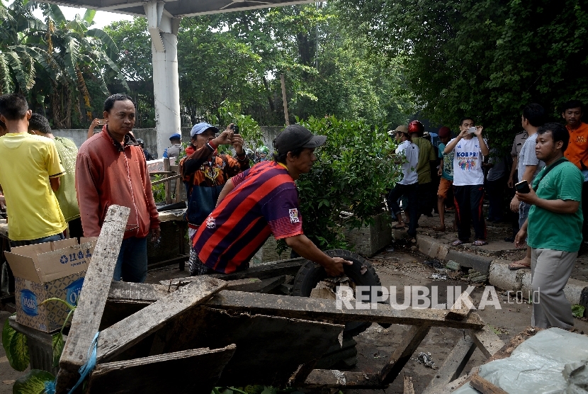 Warga RW 12 Kelurahan Manggarai, Kecamatan Tebet, Jakarta yang bakal terkena penggusuran. (ilustrasi).