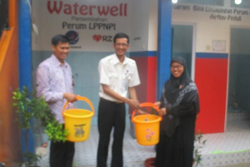 Waterwell AirNav dan Rumah Zakat di Tangerang, Banten. 