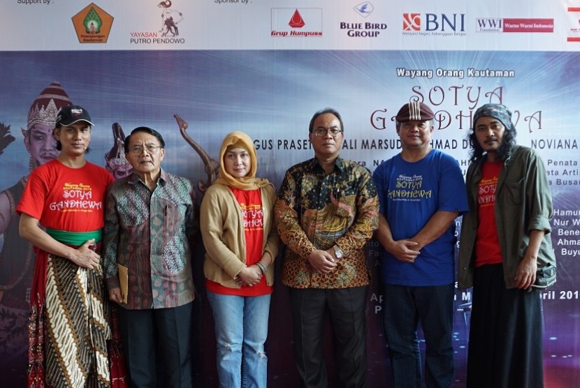 Wayang Orang Kautaman gelar pertunjukan 'Sotya Ghandewa' pada 9 hingga 10 April 2016 di Teater Kautaman, Gedung Pewayangan Kautaman, Taman Mini Indonesia Indah (TMII) 