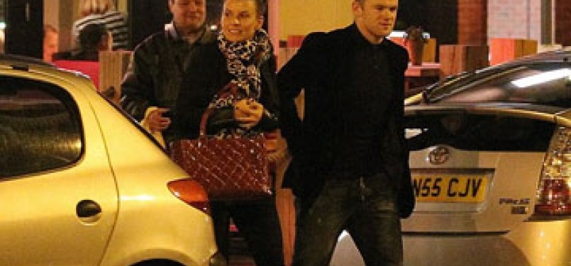 Wayne Rooney dan istri