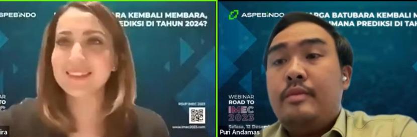 Webinar ASPEBINDO Road to Indonesia Mineral and Energy Conference (IMEC) 2023 bertemakan Harga Batubara Kembali Membara, Bagaimana Prediksi di Tahun 2024?.
