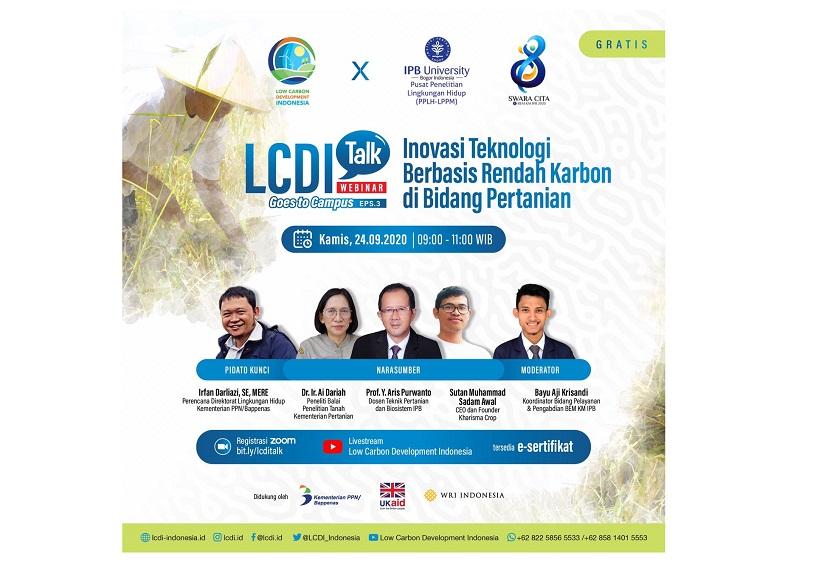Webinar Low Carbon Development Indonesia (LCDI) 