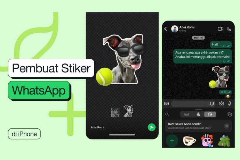 WhatsApp Kini Hadirkan Fitur Sticker Maker untuk Pengguna iPhone
