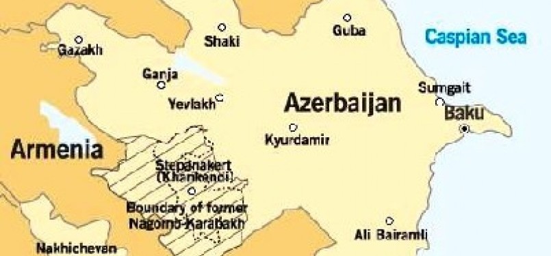 Wilayah Azerbaijan berbatasan dengan Iran