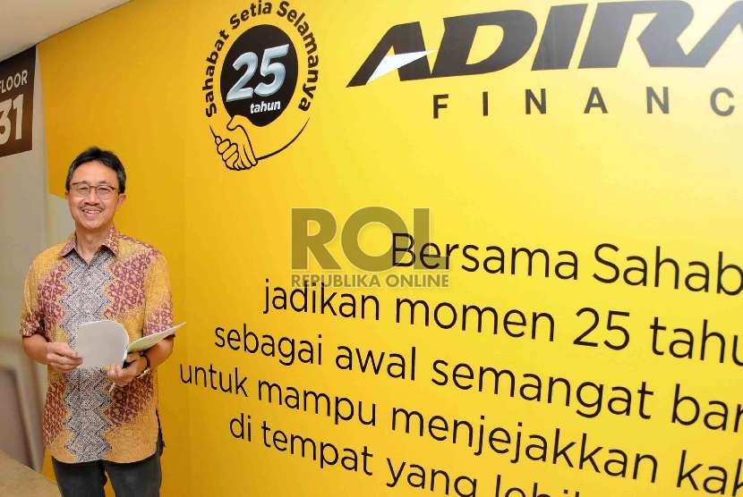 Willy Suwandi Dharma,  Presiden Direktur Adira FInance. (Republika/Agung Supriyanto)