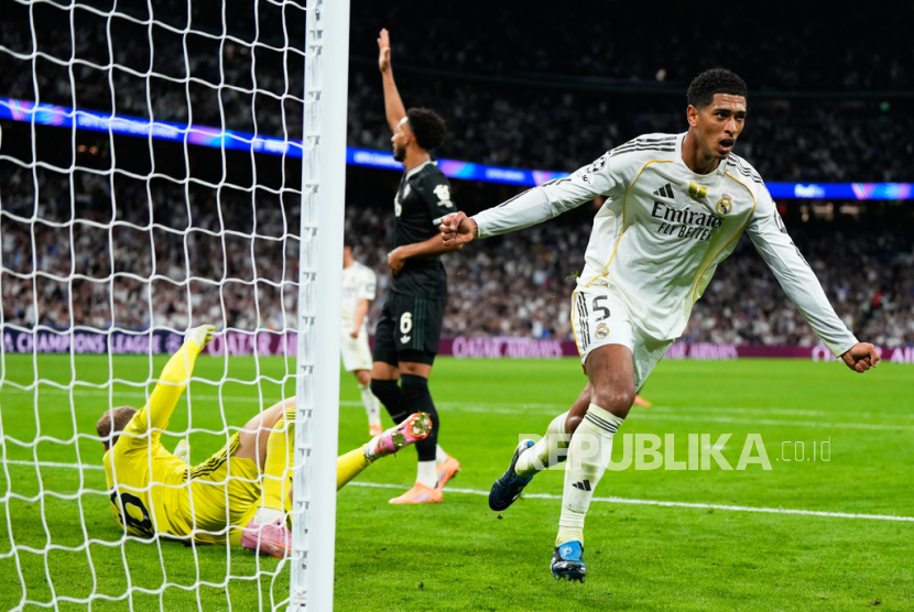 Gol Tunggal Bellingham Pertahankan Rekor Sempurna Real Madrid di Liga Champions