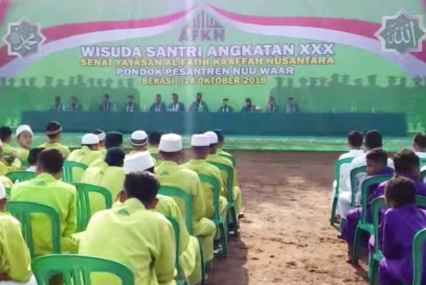 Wisuda santri angkatan ke-30 Ponpes AFKN 