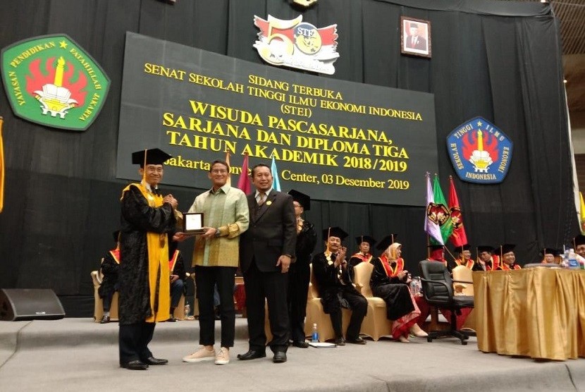 Wisuda Sekolah Tinggi Ilmu Ekonomi Indonesia (STEI) yang ke-47 di Jakarta.