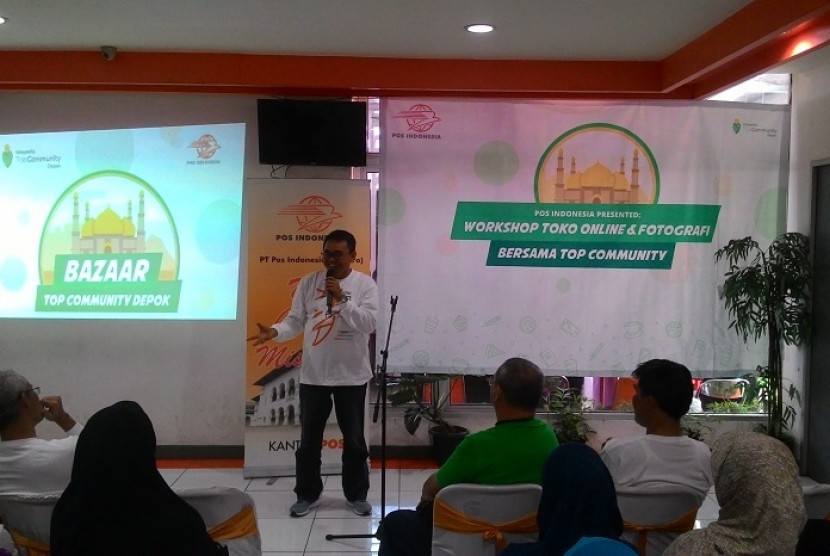 Workshop e-Commerce oleh PT Pos Indonesia dan komunitas Tokopedia 