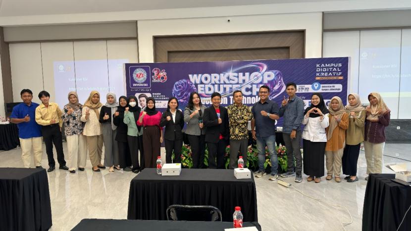 Workshop Edutech yang berhasil diselenggarakan oleh Kampus Digital Kreatif Universitas BSI (Bina Sarana Informatika), dengan tema 